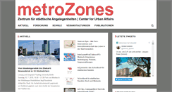 Desktop Screenshot of metrozones.info
